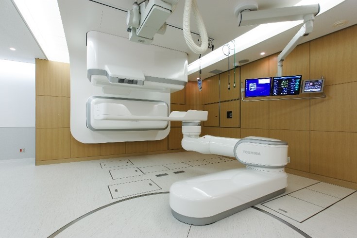 画像2　新治療研究棟　E治療室（水平／垂直、スキャニング照射）