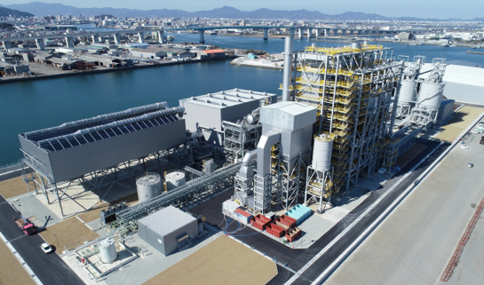 徳島津田バイオマス発電所外観