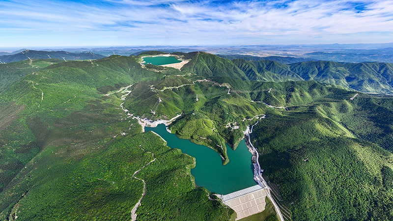 浙江寧海揚水発電所全景