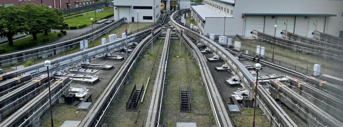 車両基地の様子