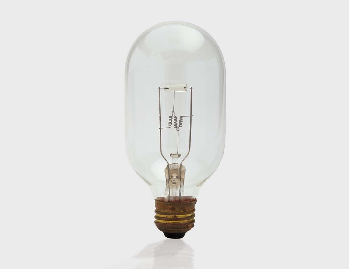 世界の電球6大発明の1つ「二重コイル電球」