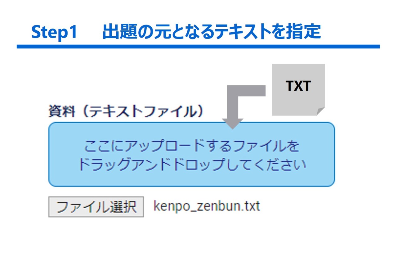 テスト自動生成　step1
