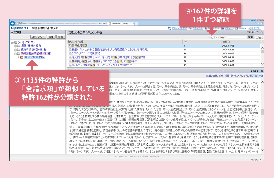 類似文書分類2  -類似する特許を探す-