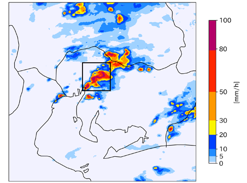 雨量分布図