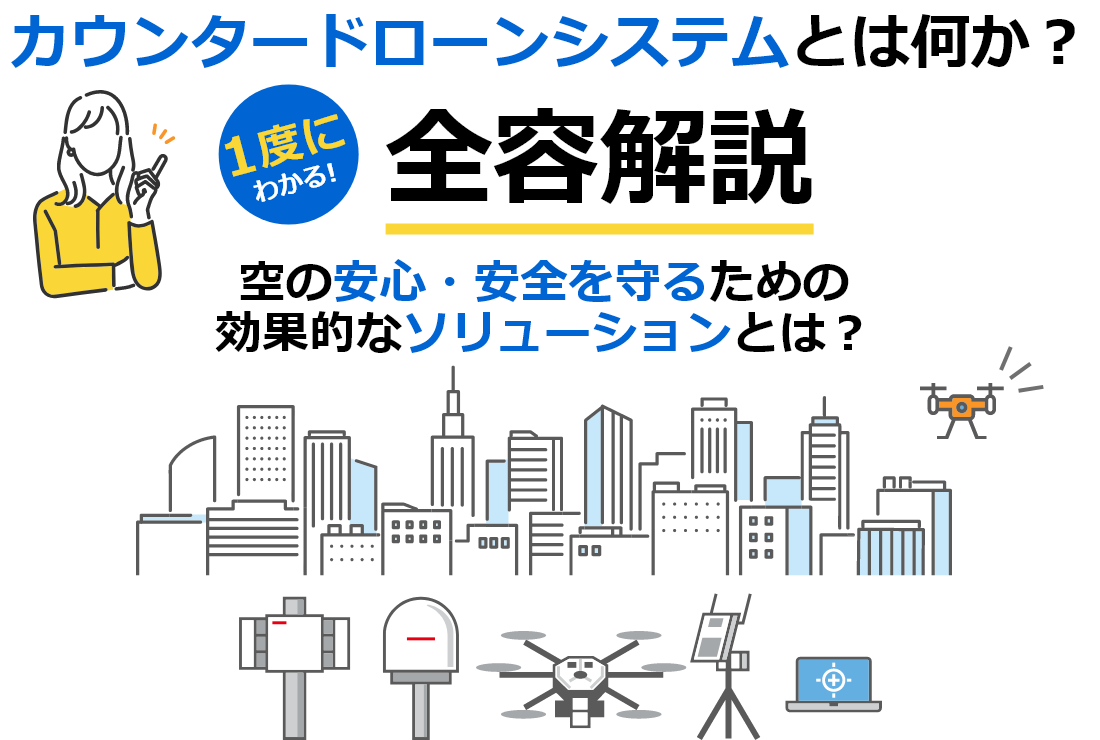 カウンタードローンシステムとは何か？1度にわかる！全容解説