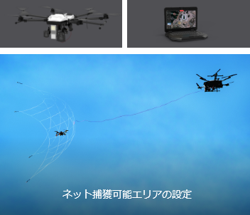 ネット捕獲可能エリアの設定