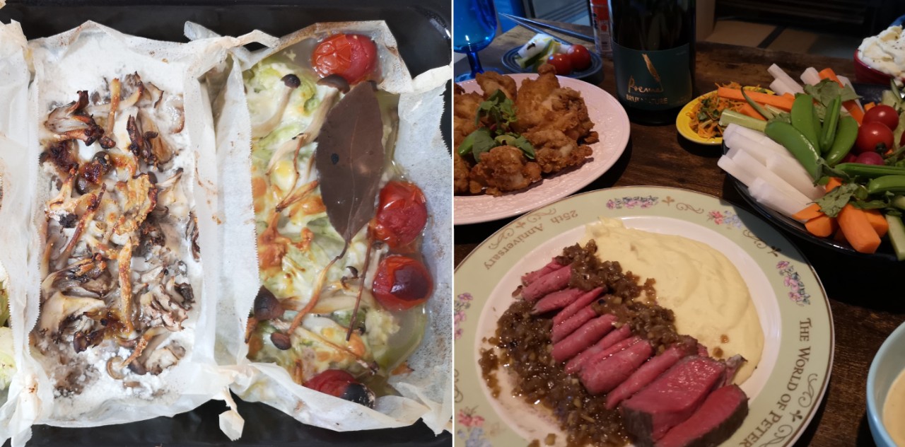 時間と手間をかけた、自慢の料理をどうぞ。