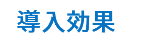 導入効果