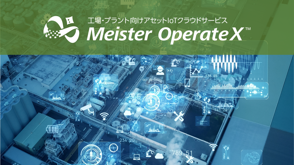 工場・プラント向けアセットIoTクラウドサービス　Meister OperateX