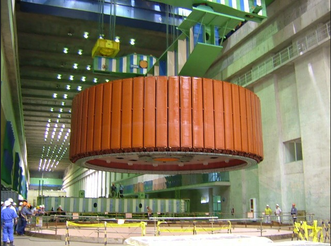 ベネズエラ　Guri-Ⅱ発電所 水車発電機　回転子