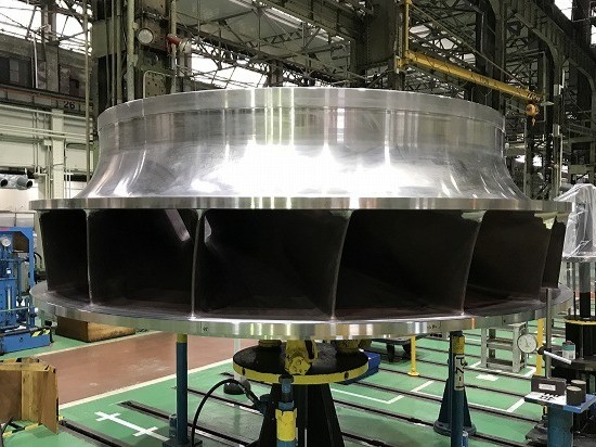 インドネシア　シグラグラ発電所納入 フランシス水車