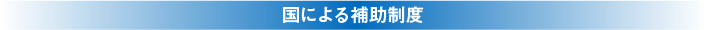 国による補助制度