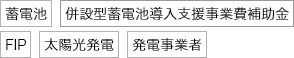 蓄電池、併設型蓄電池導入支援事業費補助金、FIP、太陽光発電、発電事業者