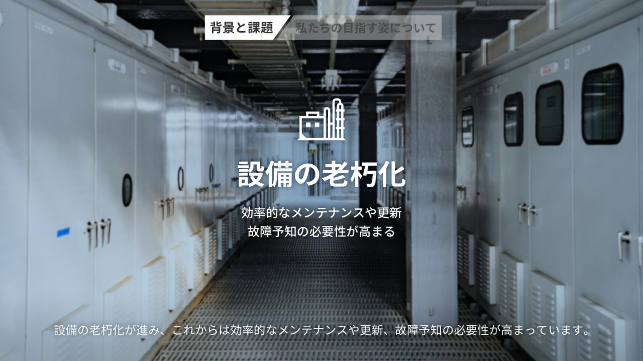 設備の老朽化