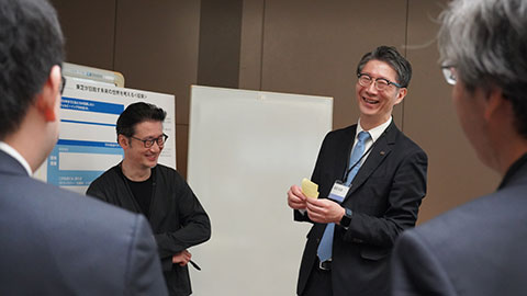 島田社長と若手・中堅社員とで語り合った未来創造ワークショップ