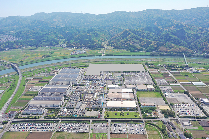 （株）ジャパンセミコンダクター大分事業所 空撮写真