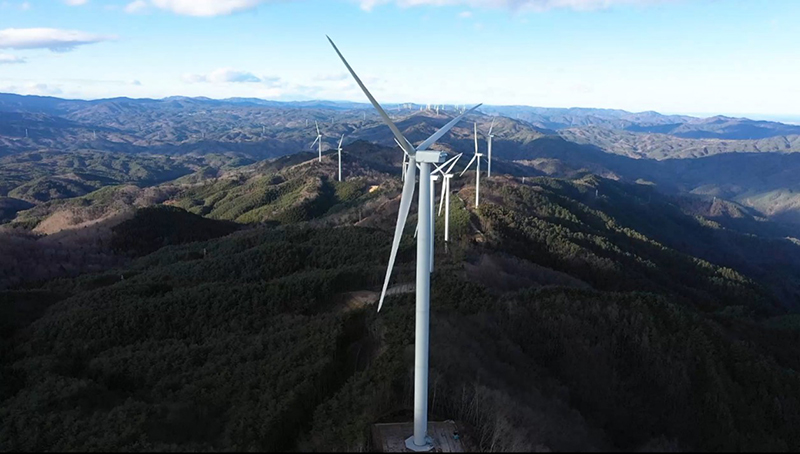 陸上風力発電のイメージ