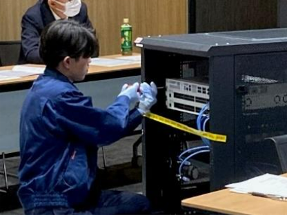 「保守技術部門」競技の様子