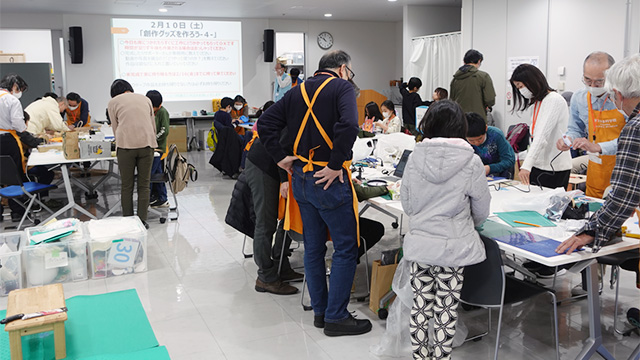 クラブ活動中の写真