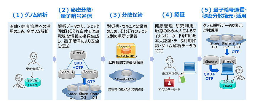 図1： 個別化ヘルスケアの全体シーケンス