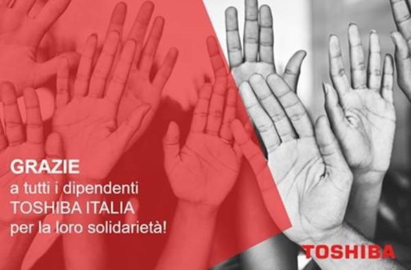 Toshiba Global Commerce Solutions Italia S.r.l. is supporting the front-line, essential workers who put their own lives at risk to protect ours. Employees are donating part of their paid vacation days to a local hospital, Vimercate Hospital. A donation equal to the paid leave amount will help the hospital to purchase materials needed to fight COVID-19.