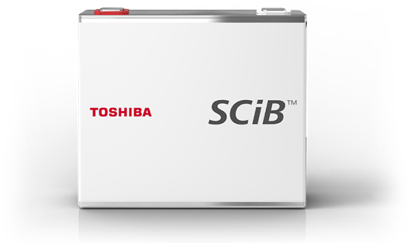 Toshiba rechargeable lithium-ion battery SCiB™