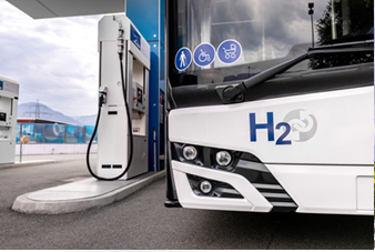 Pure Hydrogen Fuel Cell Bus (Image)１