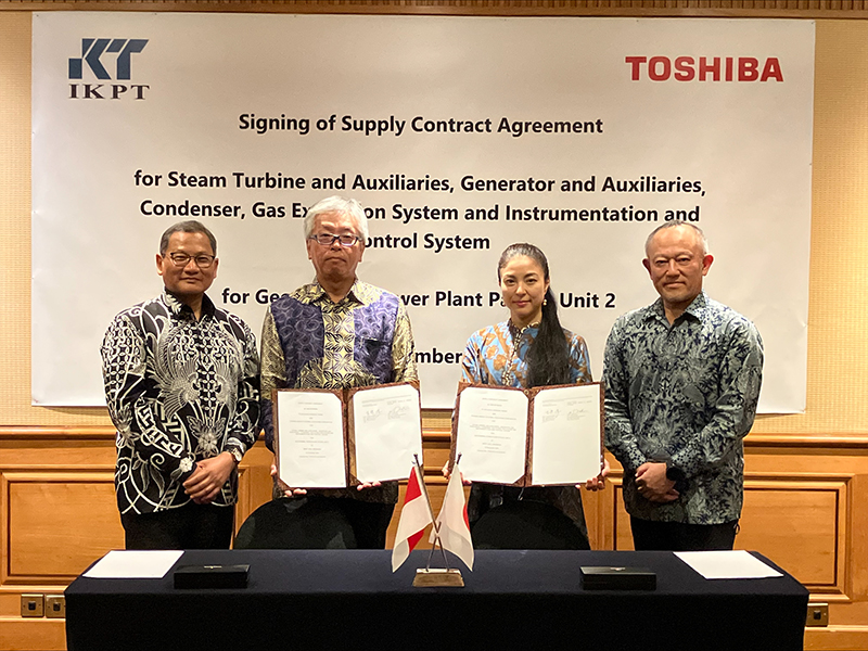 The signing of the agreement