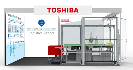 Toshiba's stand at LogiMAT 2018 (East entrance | Stand EO64)