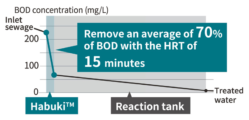 Reduce inflow load to the reaction tank in a short time