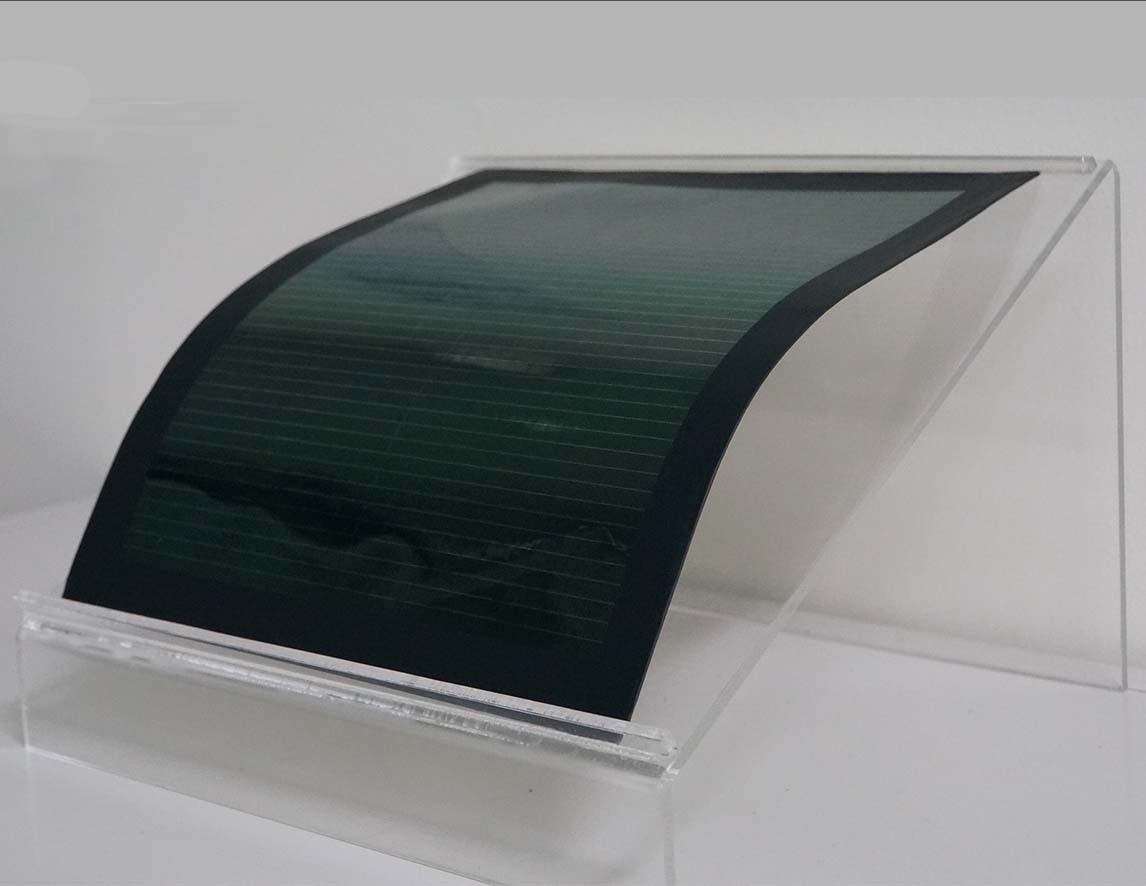 A film-based perovskite solar cell