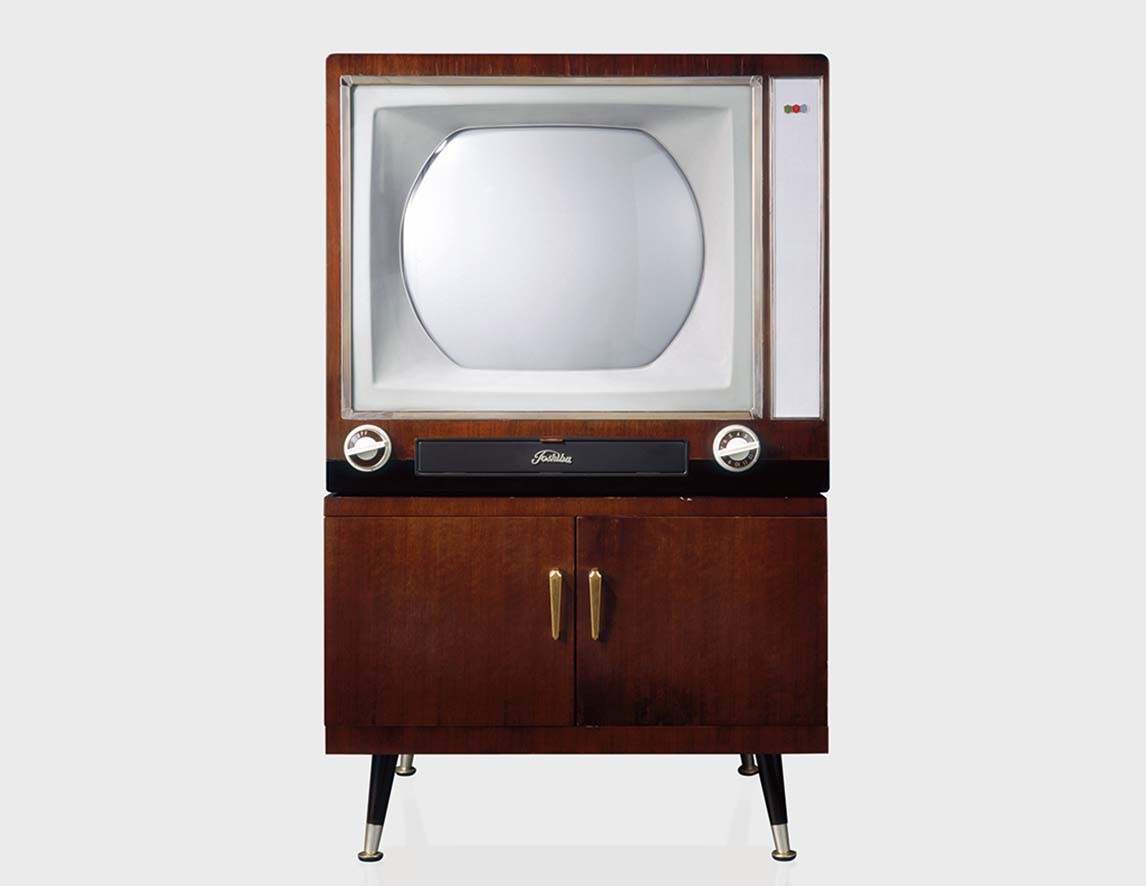 Japan's first color TV