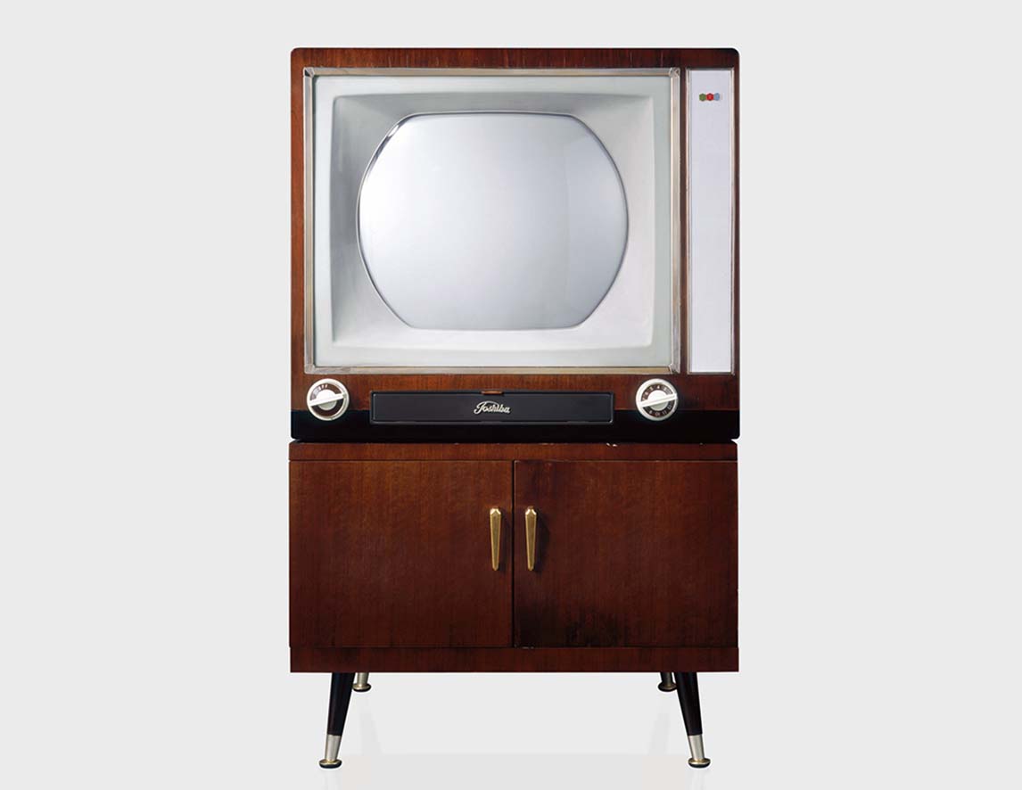 Japan's first color TV
