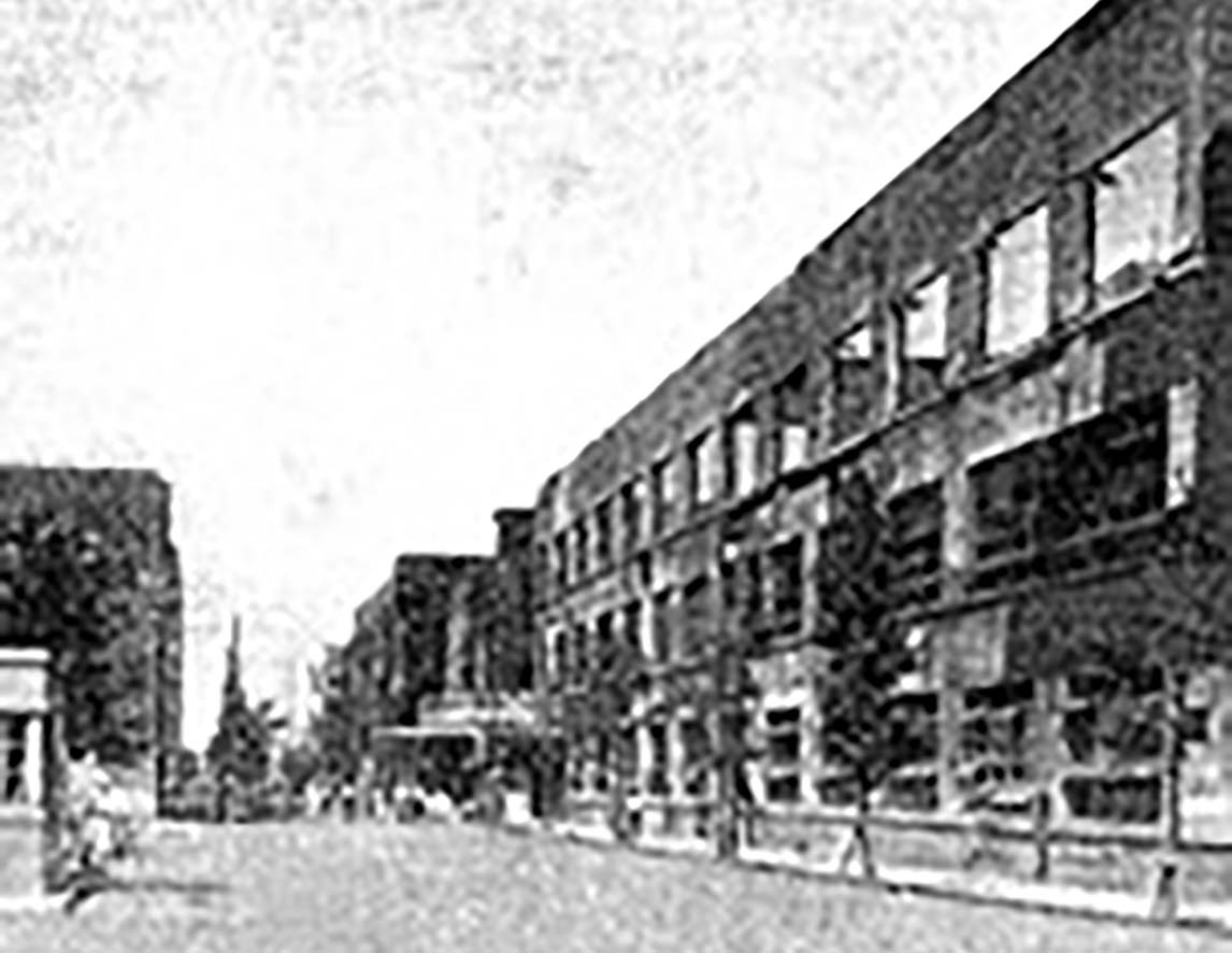 Former Horikawacho Works, immediately after the war