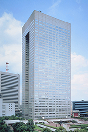 Exterior photo of the head office (Hamamatsucho)