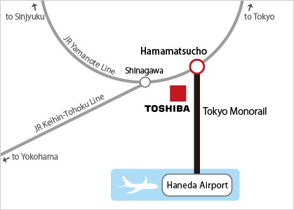 map of direction from Haneda Airport