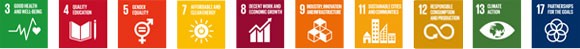 The 10 SDGs Toshiba Group is focusing on