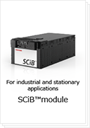 For industrial and stationary applications SCiB™ module
