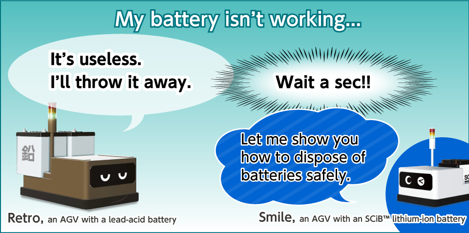 Let me show you how to dispose of batteries safely.