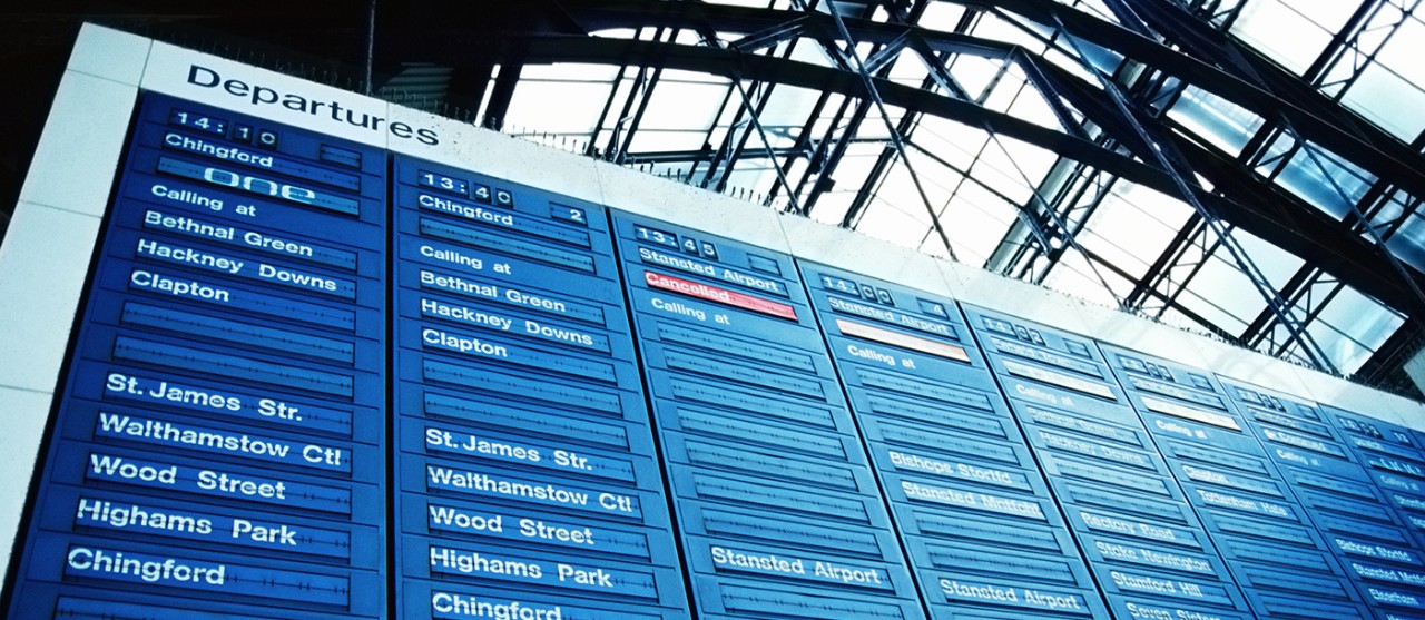 the image of train timetable