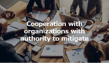 Cooperation with  organizations with  authority to mitigate