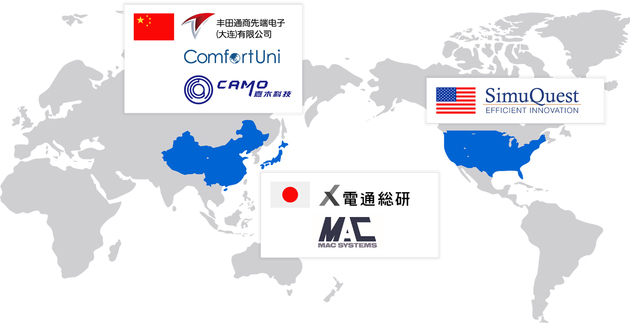 VenetDCP Partner map