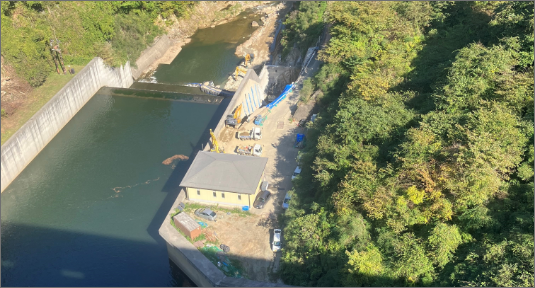 Kido Dam Power Plant Construction Site