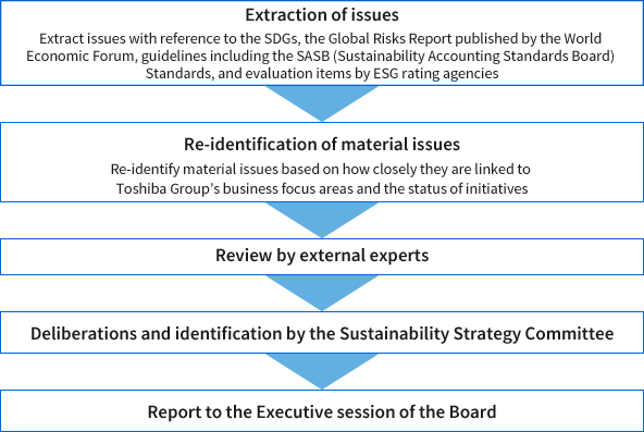 Process of Material Issue Identification