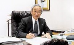 Then President Tadashi Okamura signed the Global Compact in January 2004