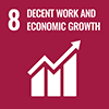 #8 DECENT WORK AND ECONOMIC GROWTH