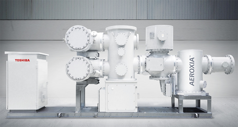 Gas insulated switchgear (GIS) for 72 kV/84 kV using a natural origin gas