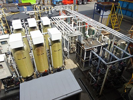 Activated carbon & ion exchange resin treatment equipment