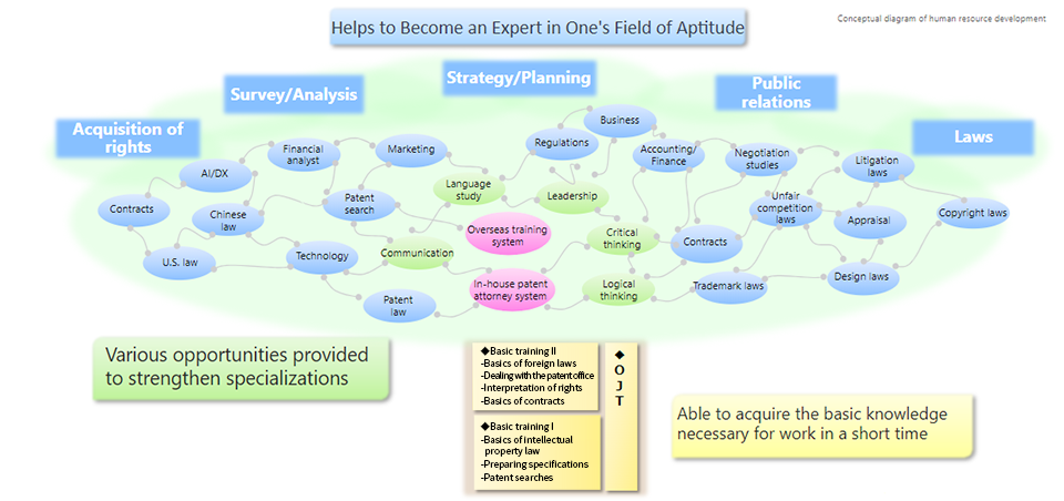 Diagram of human resource development.