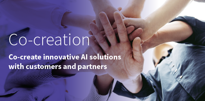 Co-creation: Co-create innovative AI solutions with customers and partners